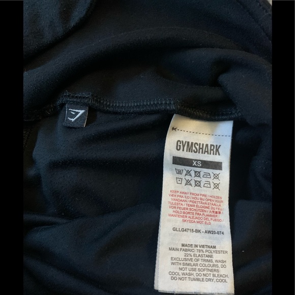 Gymshark - Black Training 7/8 Leggings - Size XS - Picture 4 of 5